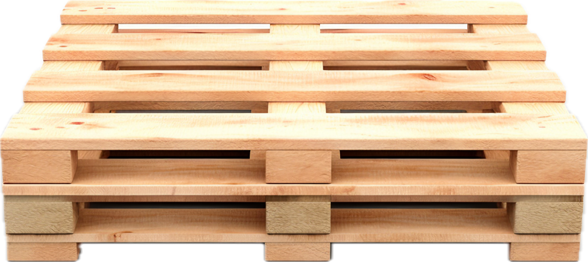 AI generated wooden pallet png