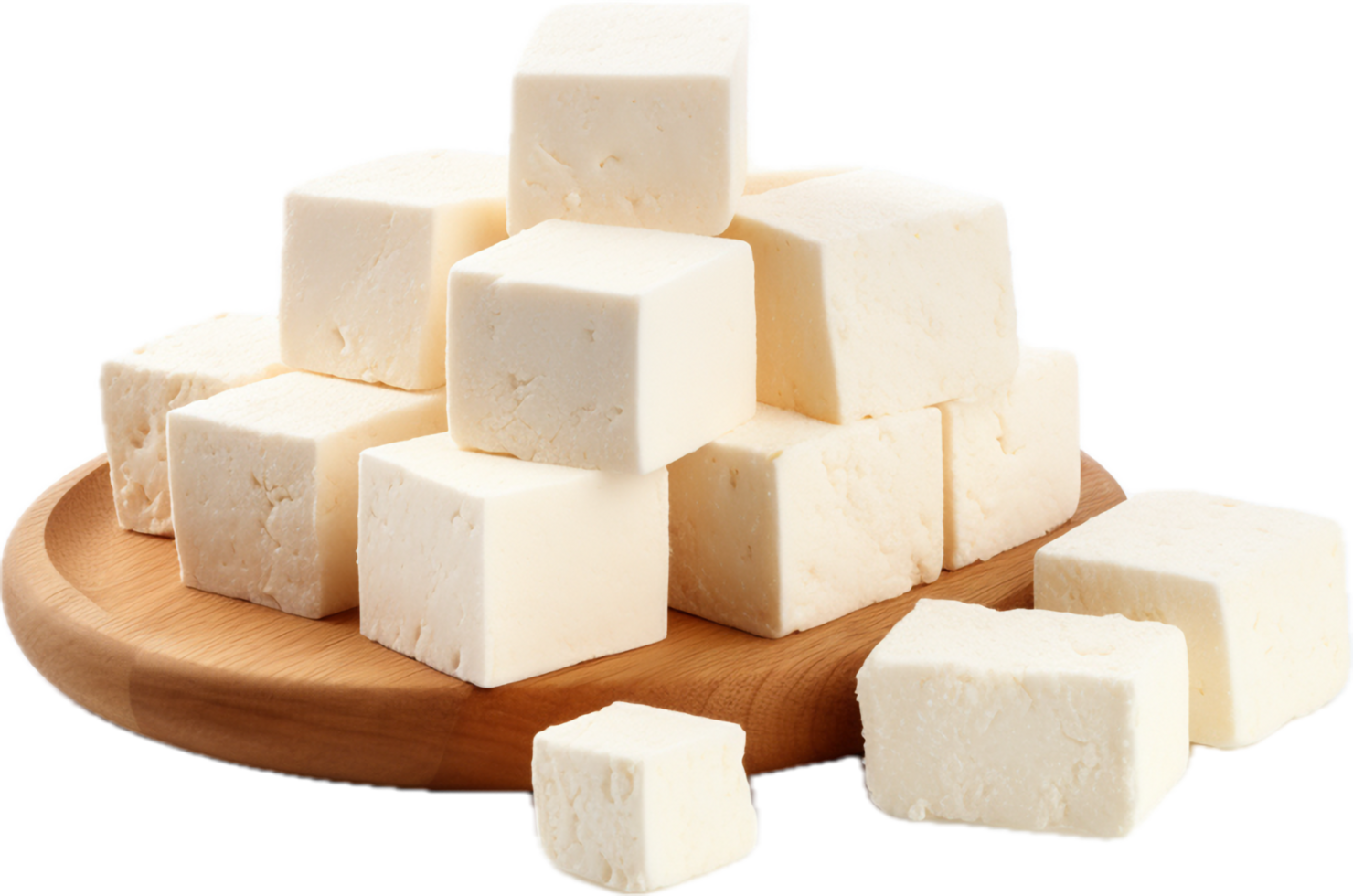 AI generated Tofu cubes png