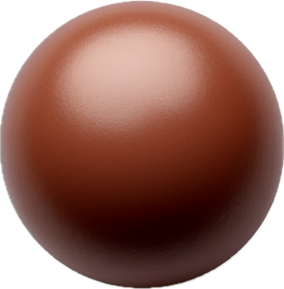 AI generated chocolate ball png