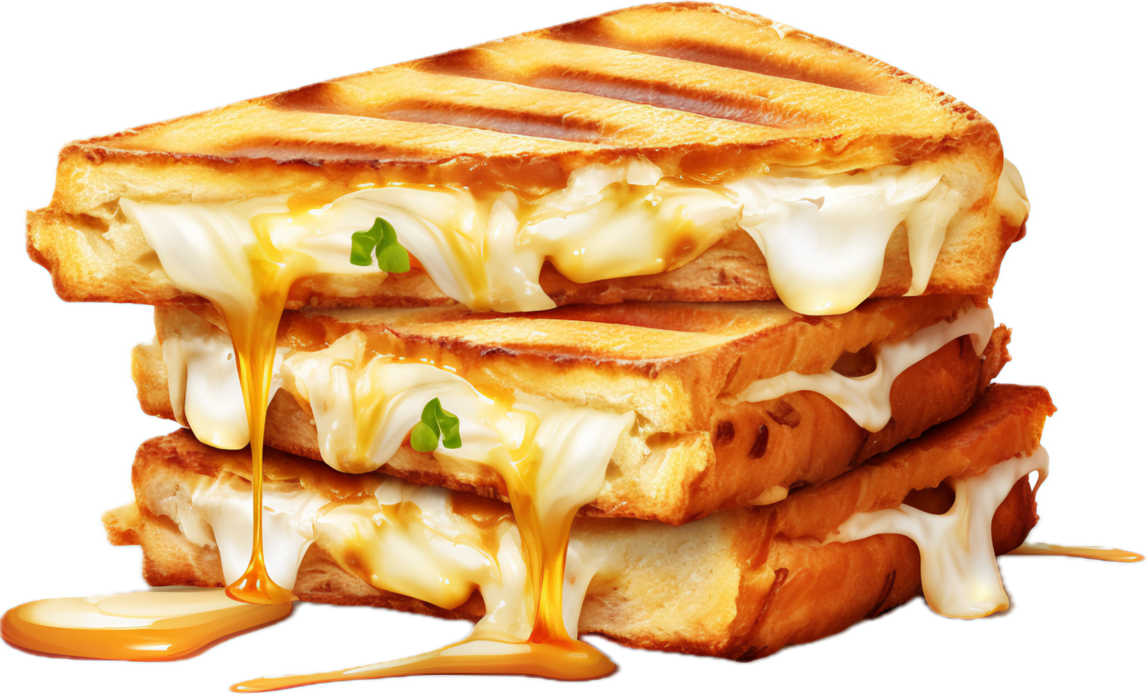 AI generated cheese toasted sandwich png