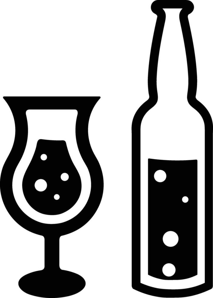 Bottle drink icon symbol vector image. Illustration of the drink water bottle glass design image