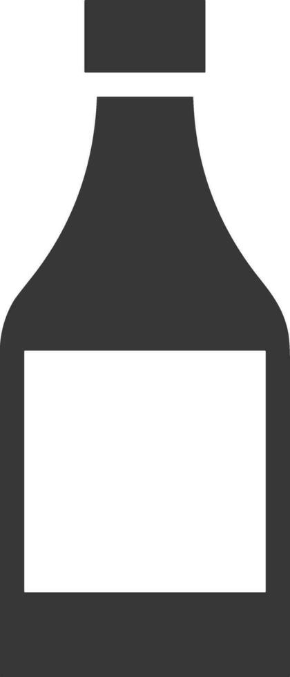 Bottle drink icon symbol vector image. Illustration of the drink water bottle glass design image