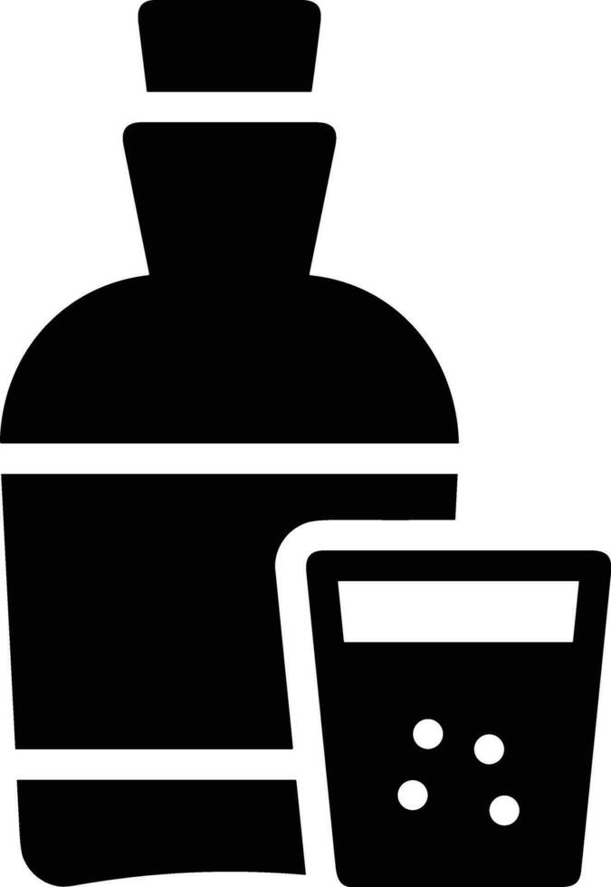 Bottle drink icon symbol vector image. Illustration of the drink water bottle glass design image