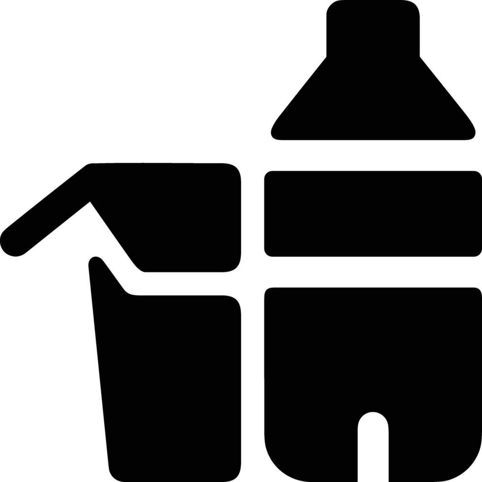 Bottle drink icon symbol vector image. Illustration of the drink water bottle glass design image