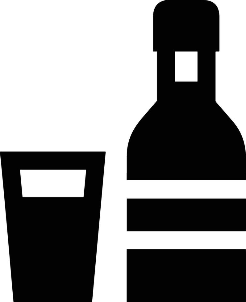 Bottle drink icon symbol vector image. Illustration of the drink water bottle glass design image