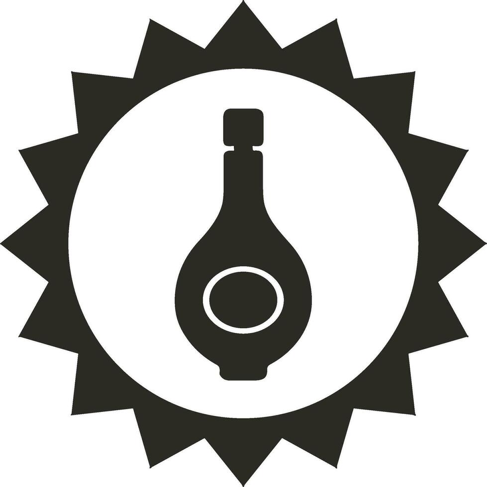 Bottle drink icon symbol vector image. Illustration of the drink water bottle glass design image