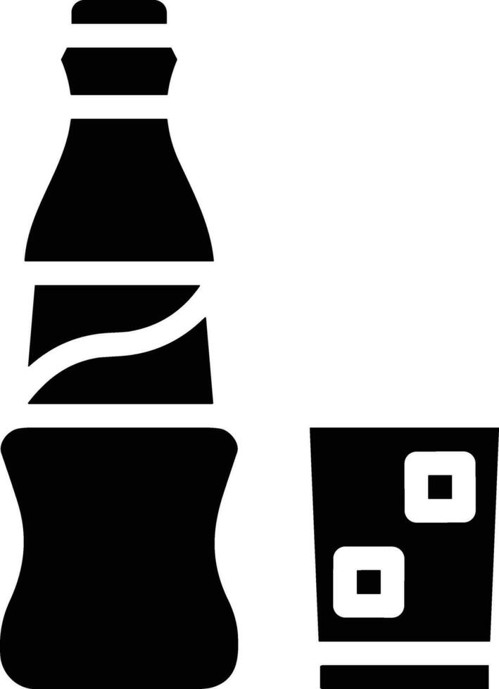 Bottle drink icon symbol vector image. Illustration of the drink water bottle glass design image