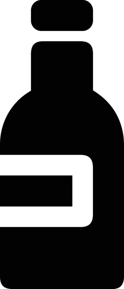 Bottle drink icon symbol vector image. Illustration of the drink water bottle glass design image