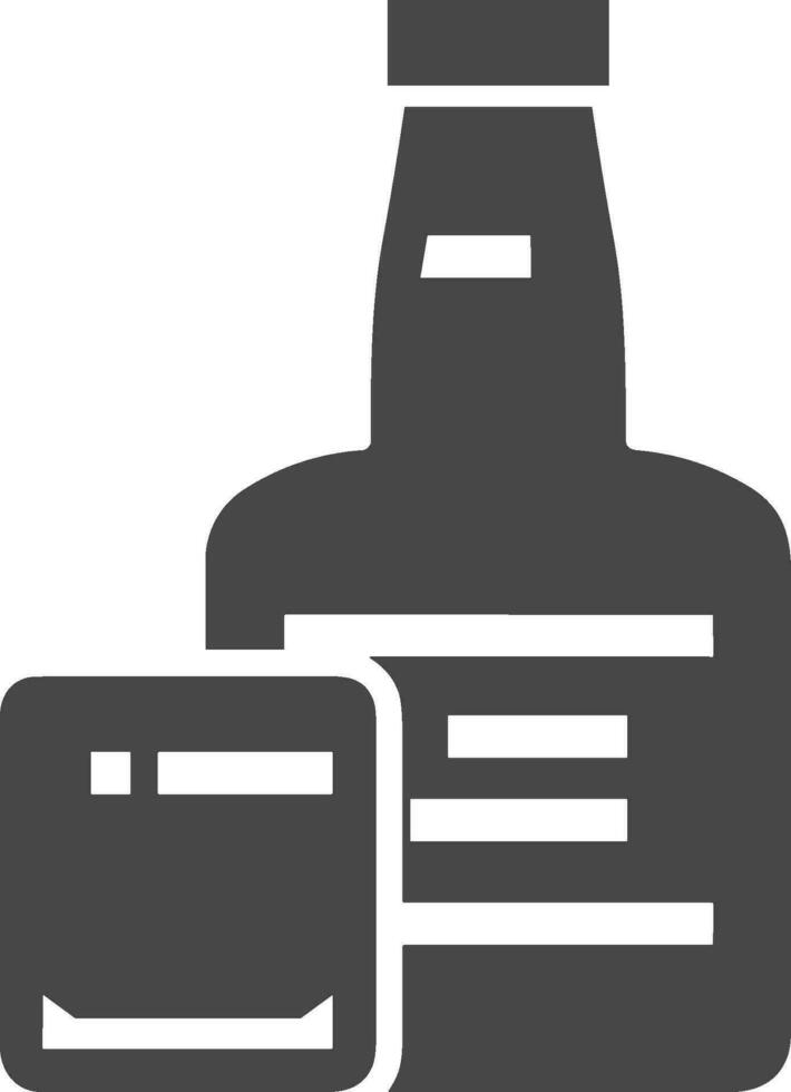 Bottle drink icon symbol vector image. Illustration of the drink water bottle glass design image