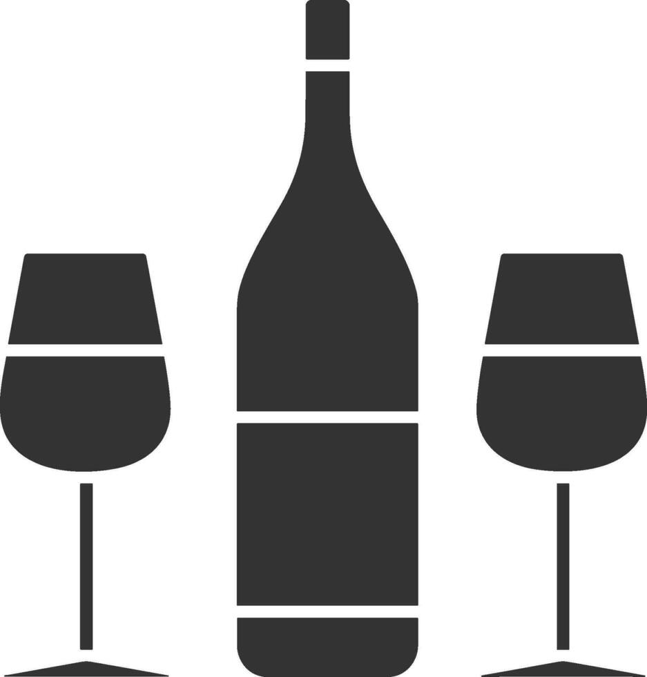 Bottle drink icon symbol vector image. Illustration of the drink water bottle glass design image