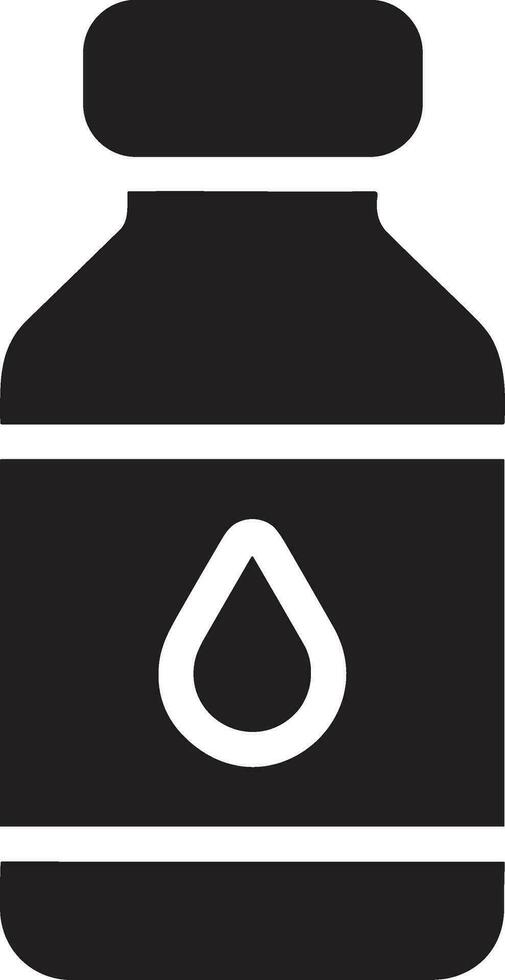 Bottle drink icon symbol vector image. Illustration of the drink water bottle glass design image