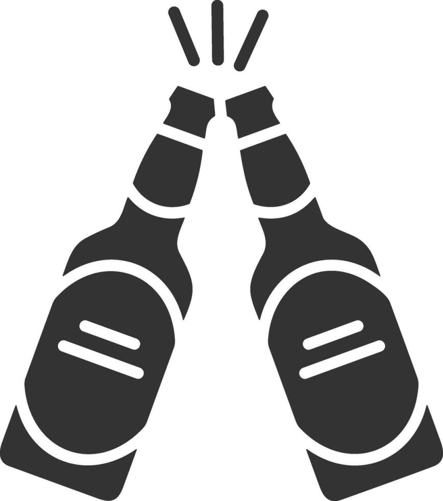 Bottle drink icon symbol vector image. Illustration of the drink water bottle glass design image