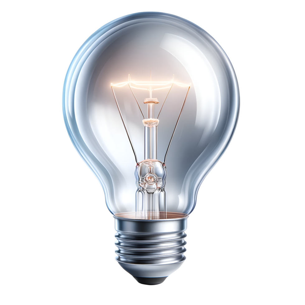 AI generated Light bulb icon. 34765344 PNG