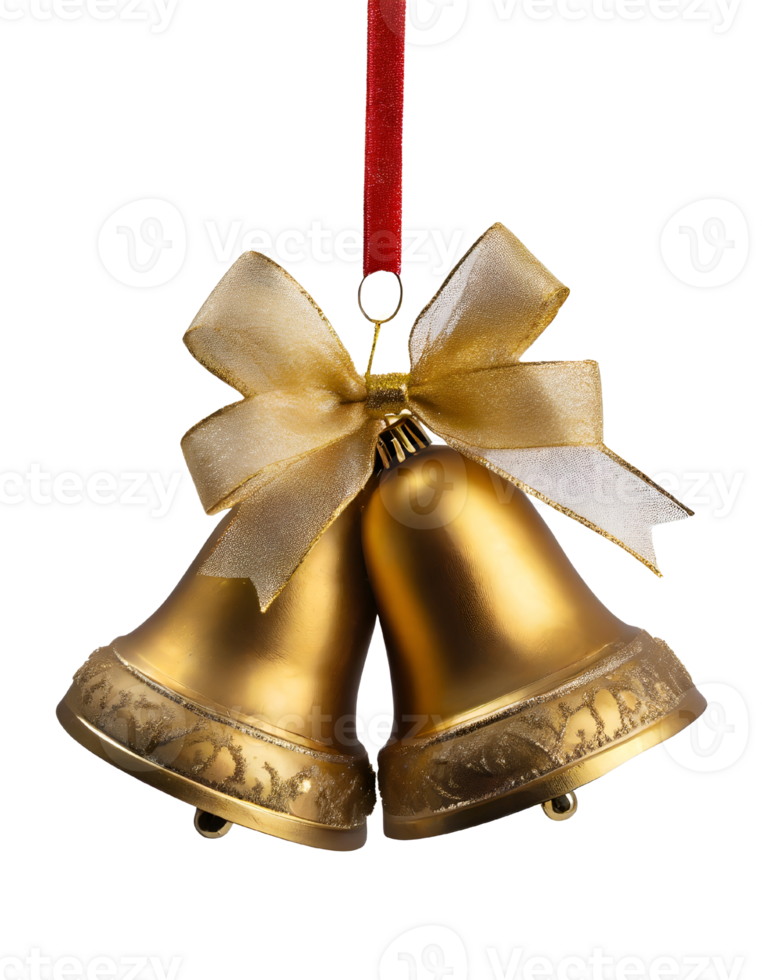 ai gegenereerd Kerstmis klok decoratie. png