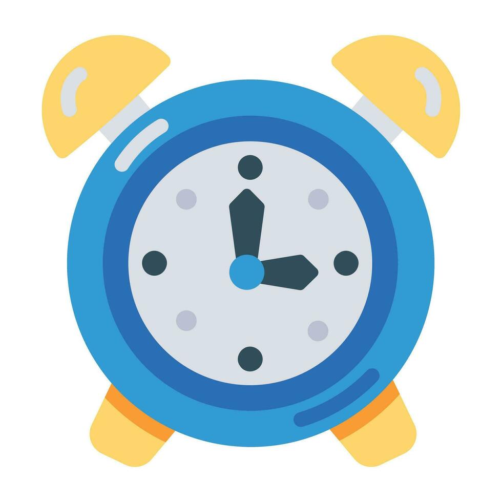 Trendy Alarm Clock vector