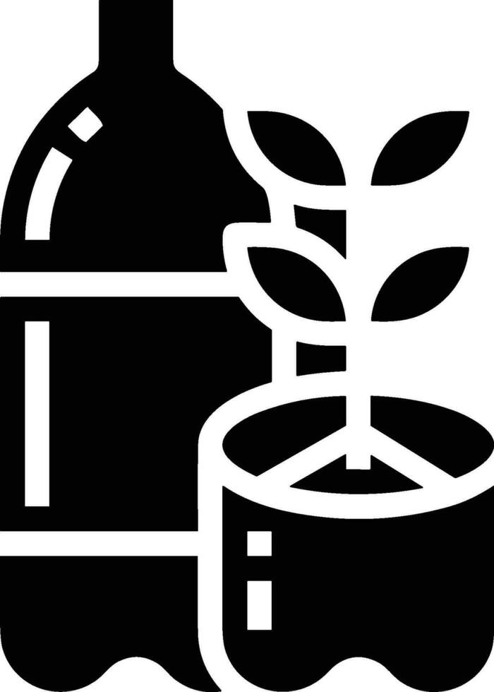 Bottle drink icon symbol vector image. Illustration of the drink water bottle glass design image