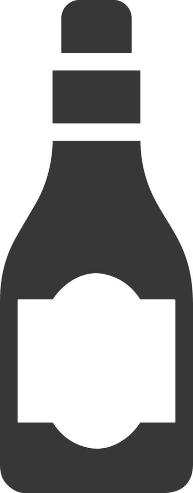 Bottle drink icon symbol vector image. Illustration of the drink water bottle glass design image