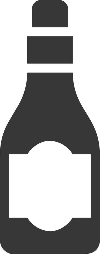 Bottle drink icon symbol vector image. Illustration of the drink water bottle glass design image