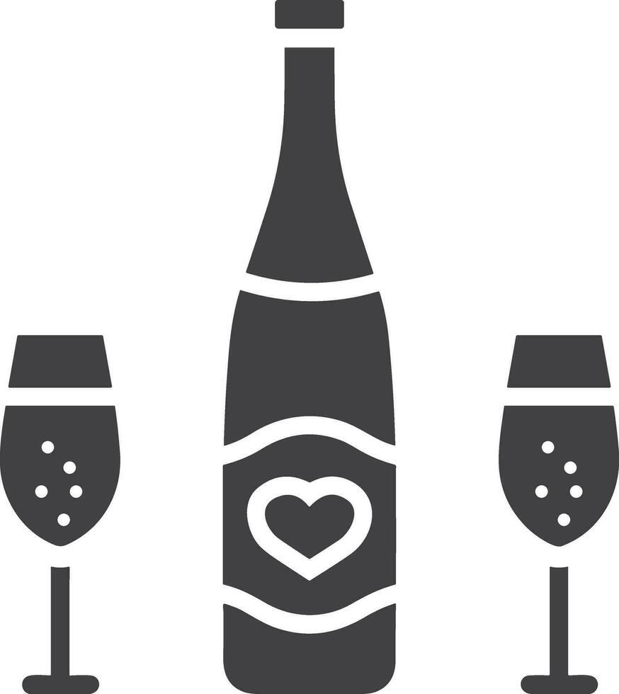 Bottle drink icon symbol vector image. Illustration of the drink water bottle glass design image