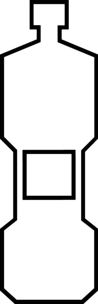 Bottle drink icon symbol vector image. Illustration of the drink water bottle glass design image