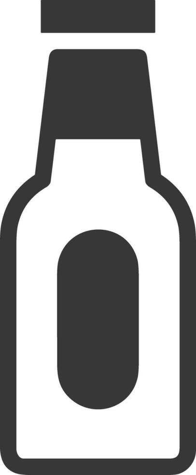 Bottle drink icon symbol vector image. Illustration of the drink water bottle glass design image