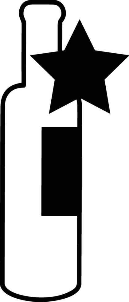 Bottle drink icon symbol vector image. Illustration of the drink water bottle glass design image