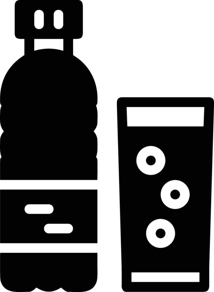 Bottle drink icon symbol vector image. Illustration of the drink water bottle glass design image