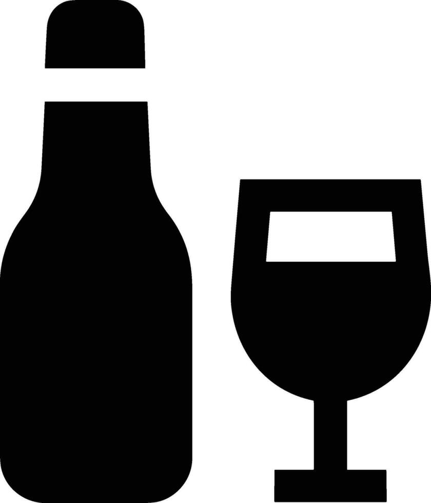 Bottle drink icon symbol vector image. Illustration of the drink water bottle glass design image