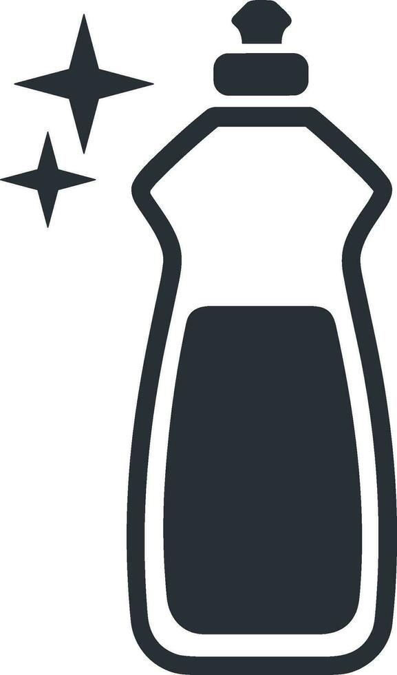 Bottle drink icon symbol vector image. Illustration of the drink water bottle glass design image