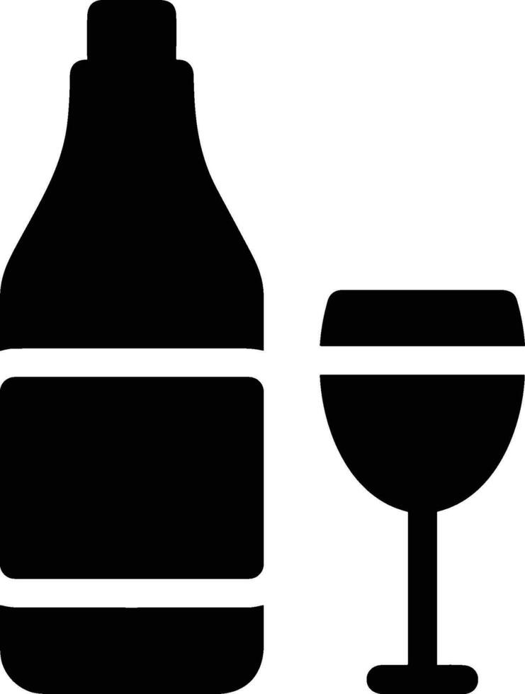 Bottle drink icon symbol vector image. Illustration of the drink water bottle glass design image