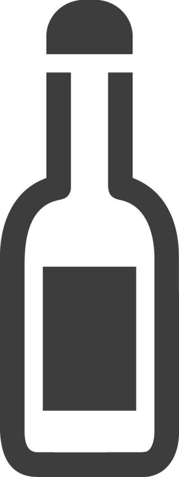 Bottle drink icon symbol vector image. Illustration of the drink water bottle glass design image