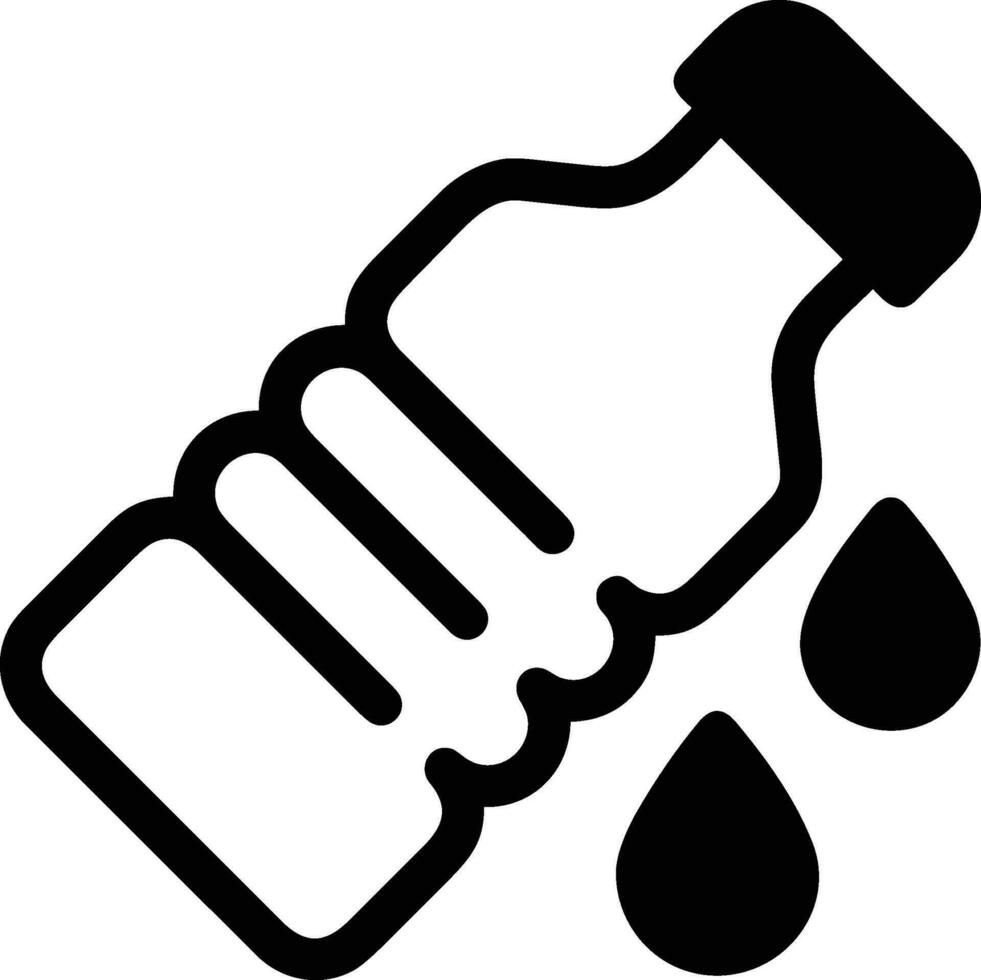 Bottle drink icon symbol vector image. Illustration of the drink water bottle glass design image
