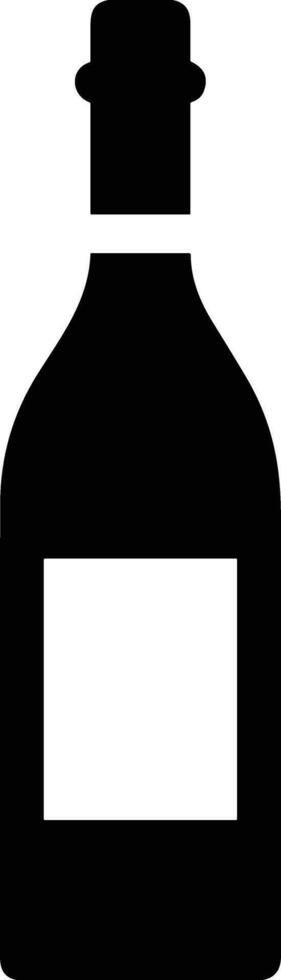 Bottle drink icon symbol vector image. Illustration of the drink water bottle glass design image