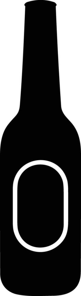 Bottle drink icon symbol vector image. Illustration of the drink water bottle glass design image