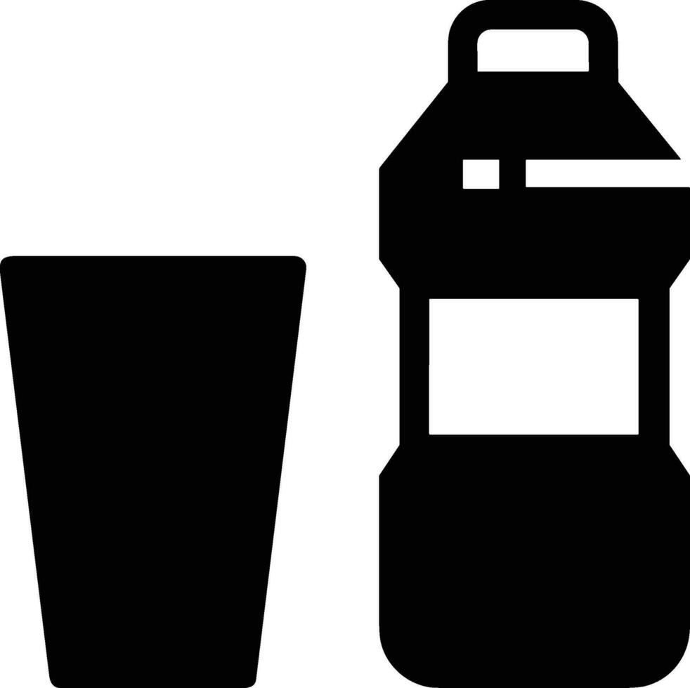 Bottle drink icon symbol vector image. Illustration of the drink water bottle glass design image