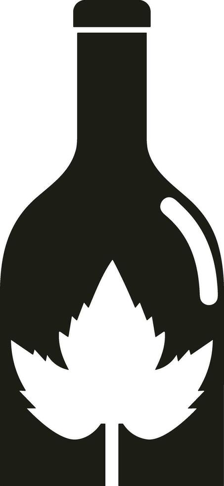 Bottle drink icon symbol vector image. Illustration of the drink water bottle glass design image