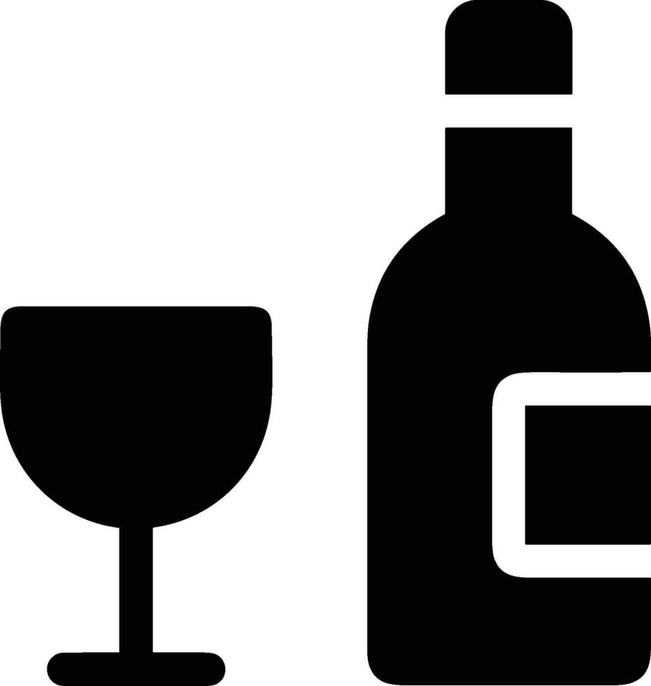 Bottle drink icon symbol vector image. Illustration of the drink water bottle glass design image