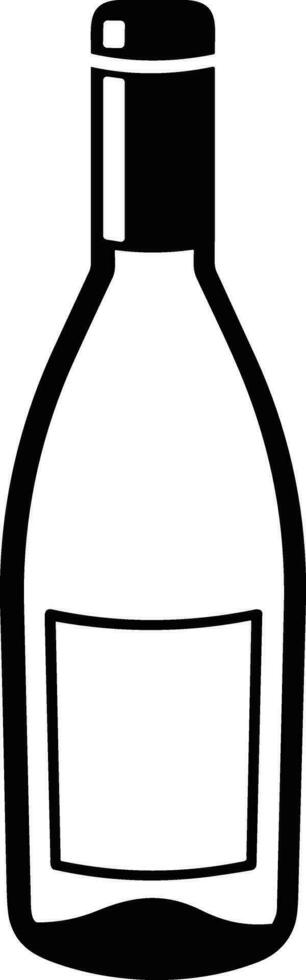 Bottle drink icon symbol vector image. Illustration of the drink water bottle glass design image