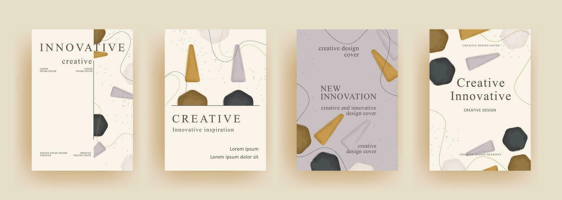 set of trendy universal template. creative abstract watercolor elements. creative banners design. Vector illustration for card, banner, invitation, social media post, poster, mobile app, advertising