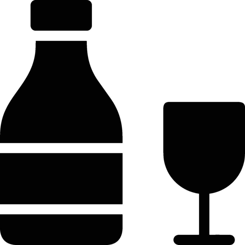 Bottle drink icon symbol vector image. Illustration of the drink water bottle glass design image