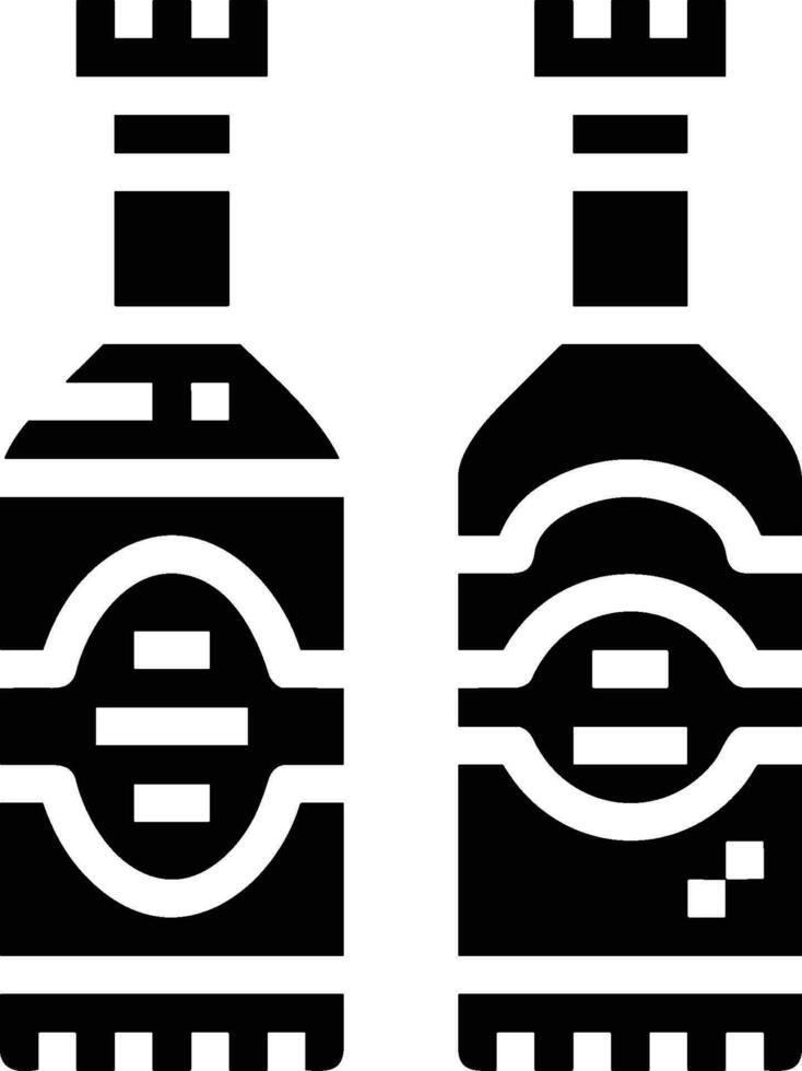 Bottle drink icon symbol vector image. Illustration of the drink water bottle glass design image