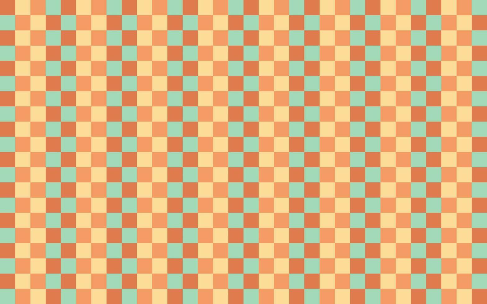 Retro groovy background. Retro groovy psychedelic checkerboard check Y2K 90s. Stationary fashion textile repeat pattern. vector
