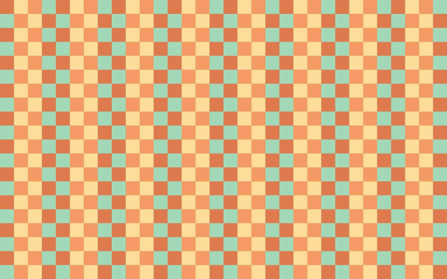 Retro groovy background. Retro groovy psychedelic checkerboard check Y2K 90s. Stationary fashion textile repeat pattern. vector