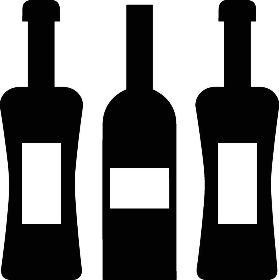 Bottle drink icon symbol vector image. Illustration of the drink water bottle glass design image