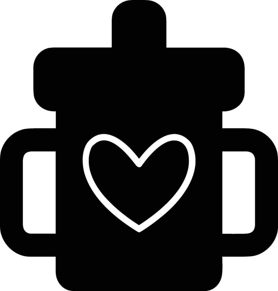 Bottle drink icon symbol vector image. Illustration of the drink water bottle glass design image