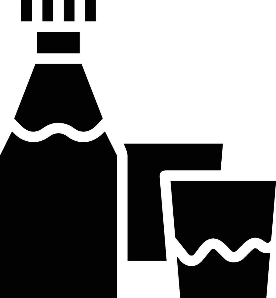 Bottle drink icon symbol vector image. Illustration of the drink water bottle glass design image