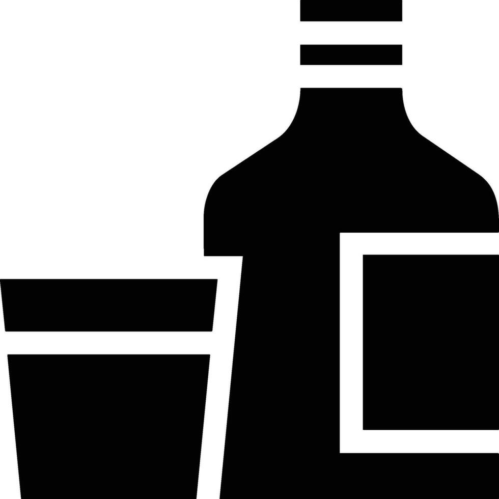 Bottle drink icon symbol vector image. Illustration of the drink water bottle glass design image