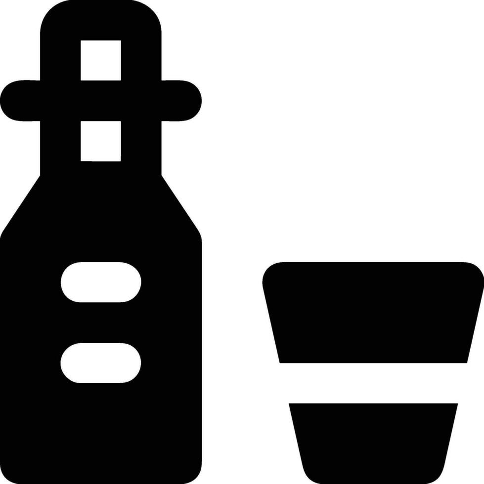 Bottle drink icon symbol vector image. Illustration of the drink water bottle glass design image