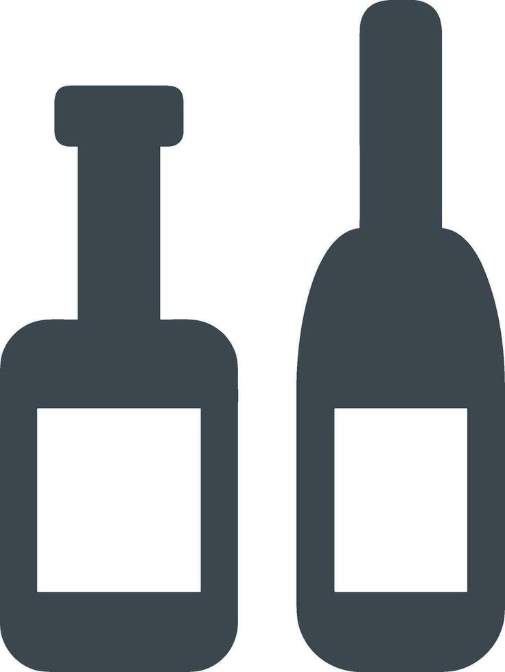 Bottle drink icon symbol vector image. Illustration of the drink water bottle glass design image