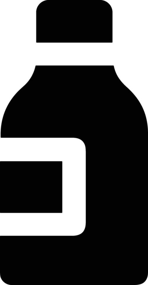 Bottle drink icon symbol vector image. Illustration of the drink water bottle glass design image